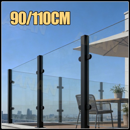 Balcony glass panel balustrade - glass,