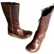 Dr Martens brown leather boots