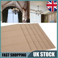 6Pcs V Grooved MDF Wall Panels