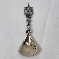 Vintage Silver Tone Tea Caddy