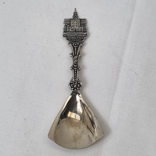 Vintage silver tone tea - silver, caddy