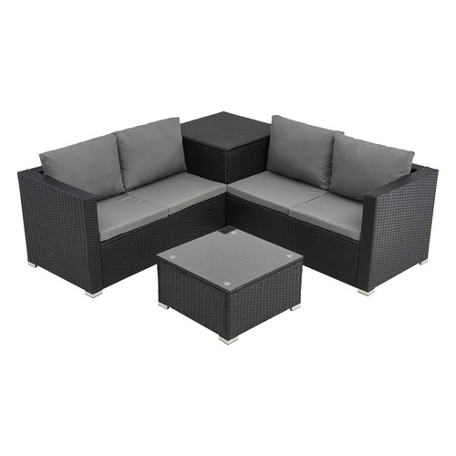 Seater rattan garden corner - rattan,