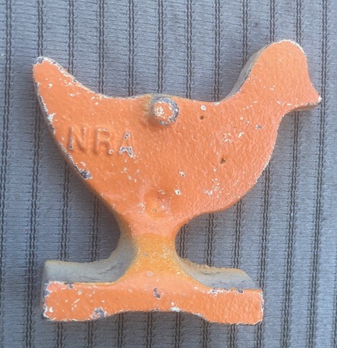 Vintage nra cast iron shooting - vintage,