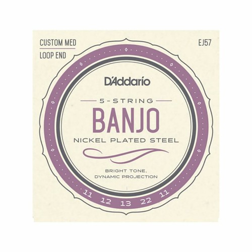 Banjo strings addario ej57 - d'addario,