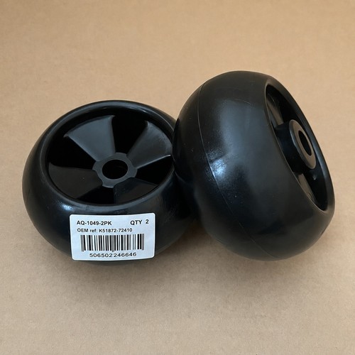 Anti scalp mower - mower, wheel