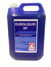 EUROLIQUID XP Power Flush Chemical Central Heating System Cleaner Flushing 5L