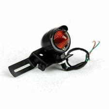 Motorcycle Brake Stop Rear Tail Light Taillight Indicator Signal Lamp Blk B T9
