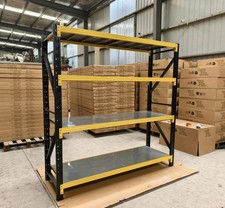 New Racking Shelving Bay Office Storage Garage 2m H x 2m W x 0.6m D Package Deal