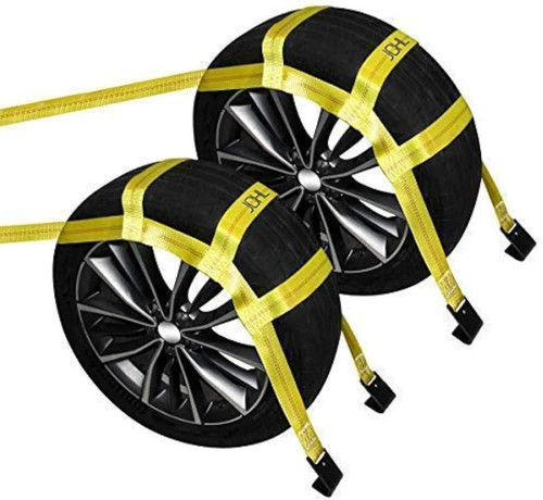 Tow dolly basket straps - dolly, with