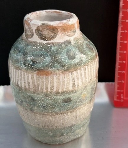 Studio pottery vase white - pottery,