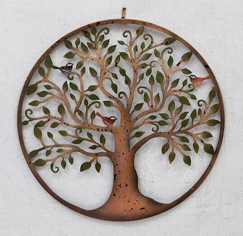 Large rustic metal round - x,