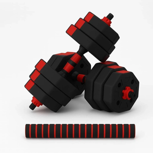 Adjustable octagonal dumbbells - adjustable,