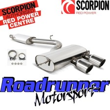 Scorpion Golf R32 MK5 Cat Back Exhaust System Stainless Resonated QUIETER SVW039