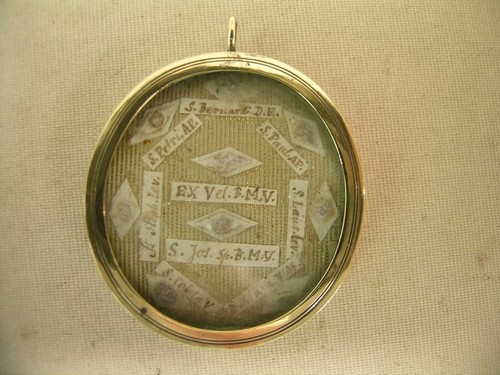 Antique reliquary virgin - reliquary,