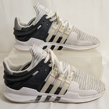 Adidas EQT Support ADV 91-16 Trainers UK 9.5 Black White No Insoles Good Conditi