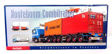 Conrad 1/50 Nooteboom Truck Lorry MAN Combi Trailer Set Hamburg Hanjin Box Rare