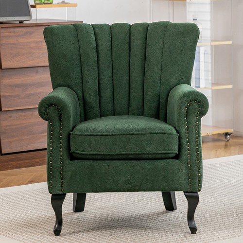 Upholstered chenille accent - chenille,