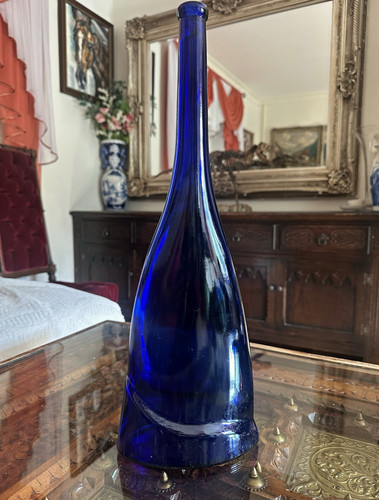 Giant cobalt blue glass - giant, 21"