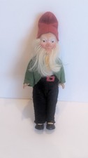 Vintage Crolly Doll Larry the Lucky Leprechaun Rubber Face Figure