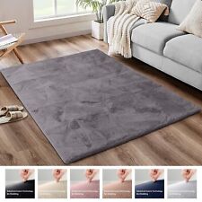 Large Rabbit Fur Rug Soft