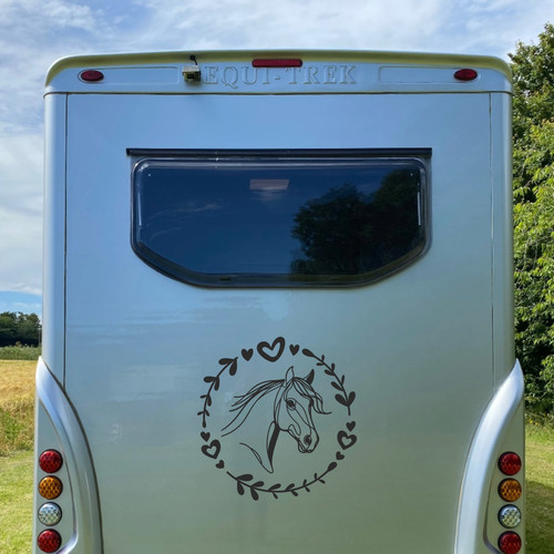 Horse head horsebox trailer - head,