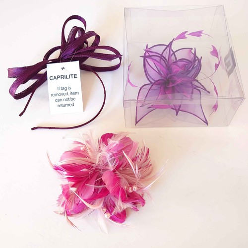 Fascinators job lot - -, pink