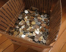  3 POUND "BULK" WORLD FOREIGN COIN LOTS "Kids Love Coins!" 