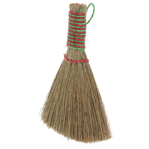 Yard brush natural broom with - brush,