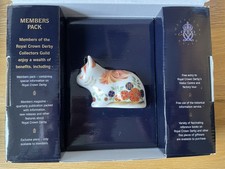 Royal Crown Derby Boxed Spice Kitten in Box Cat Ornament Paperweight 2011