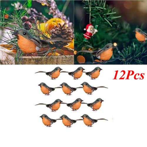 12x robin bird christmas - robin,