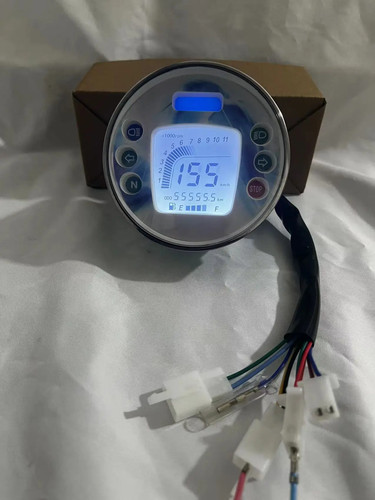 Digital round speedometer - round,