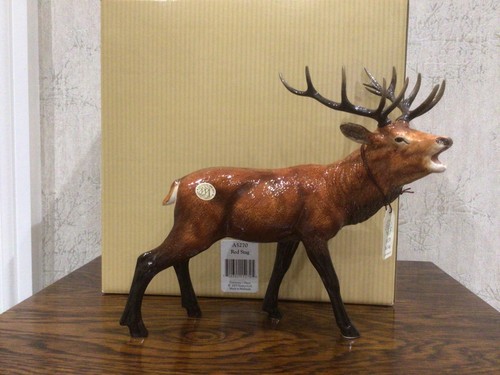 Border fine arts red - red, stag
