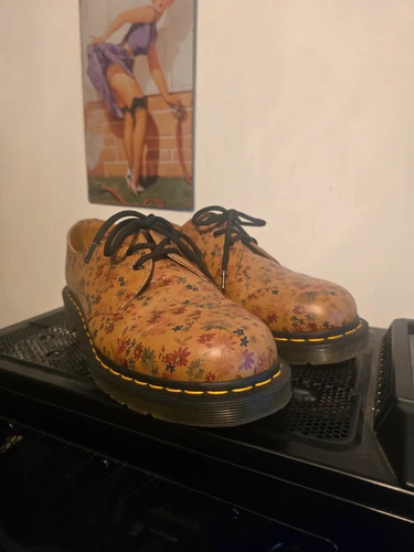 Martens mustard floral - dr,