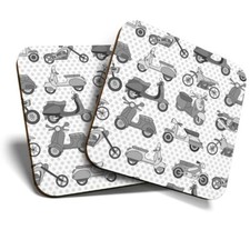 2 x Coasters (BW) - Scooter
