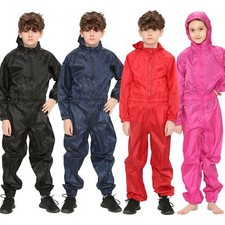 Girls Boys Raincoat Kids