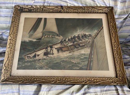 Rare antique 1887 lithograph - rare,