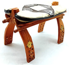 VINTAGE CAMEL SADDLE STOOL