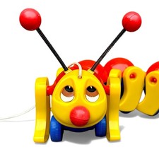 Vintage 1980s Kiddicraft Pull