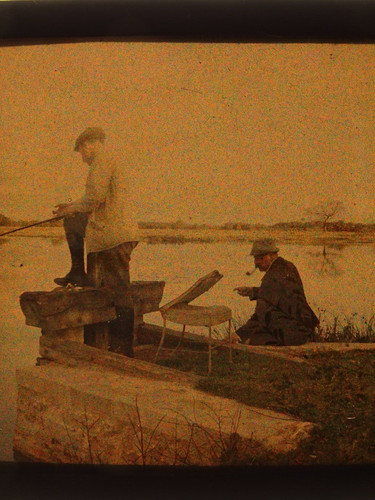 Autochrome stereo 107 men - stereo, x