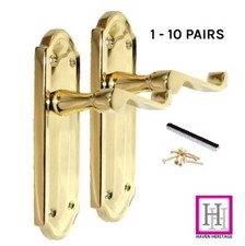 Door Handles Brass Finish