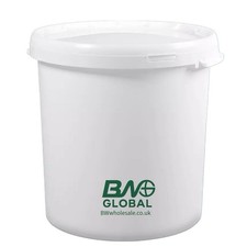 100 x 10L white Bucket with lid and handle - BW Wholesale - Food Grade