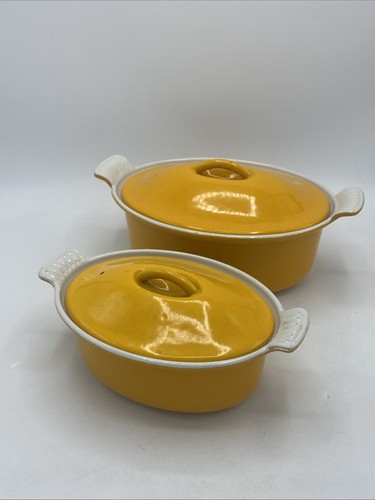 Pair vintage creuset - pair,
