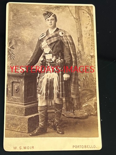 Man full highland dress - man,