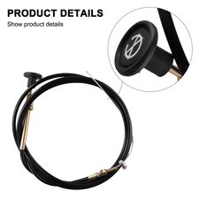 2-5M Stop Choke Bowden Cable 6Mm/10Mm Cars Commercial Control Bonnet Engine Flam