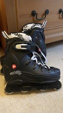 Airwalk Skates Size 7 UK Aggressive Inline Roller Skate Black barely worn
