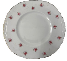 Vintage Crown Royal Bone China 23 cm Plate - Roses Design