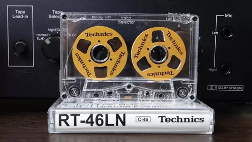 Audio cassette technics gold - audio,