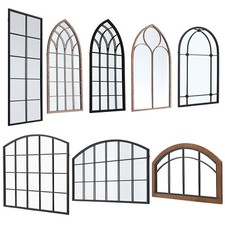 Large Window Garden Mirror