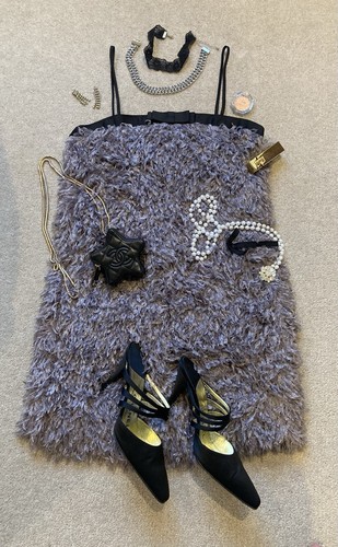 Zara grey purple feather - grey,
