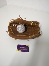 Signed Baseball & Glove Set